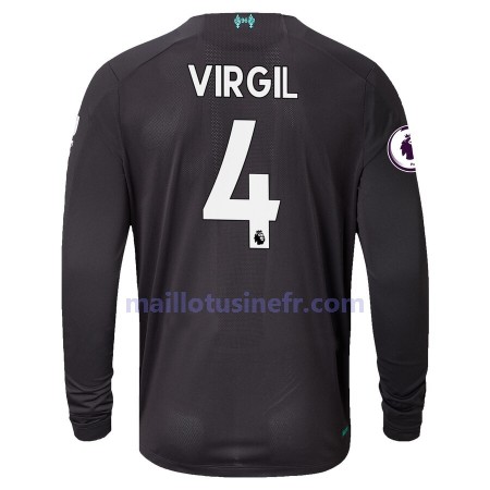 Maillot de Foot Liverpool Virgil Van Dijk 4 Troisième 2019-20 Manches Longues